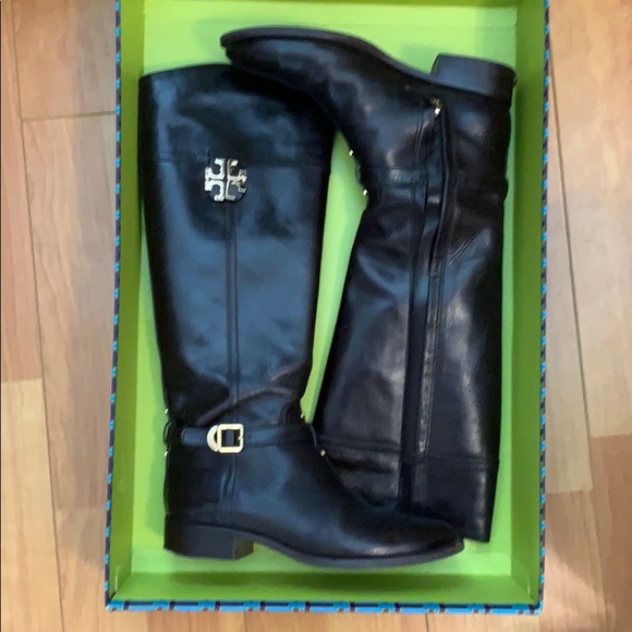 Tory Burch Shoes - Tory Burch Brown Leather Boots Size 7.5